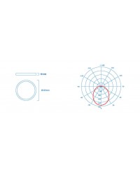 DOW-239 Atmoss Downlight Led Superficie Sensor 21W
