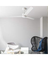 33721WP Ventilador de techo sin luz Smart Fan blanco DC modelo Nuu de Faro Barcelona