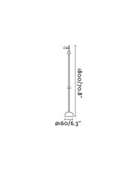 71257 Faro Barcelona Baliza portátil led 180cm 3x7W