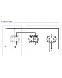 S60.407.14 Atmoss Dynamic MAT65 Conmutador +Base Schuko Estanco 16A Gris