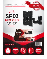 SP02 NEO PLUS Soporte TV Pared Orientable 13"-42"