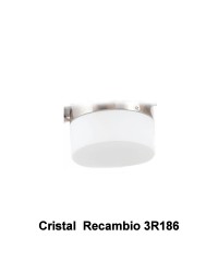 3R186 Cristal de recambio para ventilador modelo Palk de Faro Barcelona