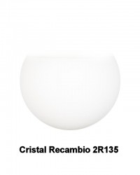 2R135 recambio difusor cristal para la familia de luminarias mine de Faro