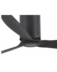 32043 Ventilador de techo sin luz cuerpo negro mate y 3 palas negro mate, DC mimi tube de Faro Barcelona