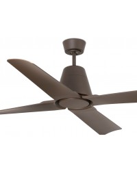 33490 Ventilador de techo sin luz marrón DC ip44 modelo Typhoon Faro Barcelona