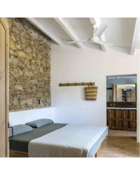 33005 Ventilador de techo sin luz blanco mate modelo eco indus Faro Barcelona