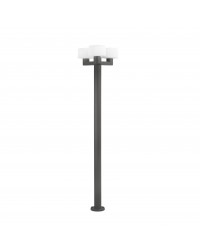 74436F3-04 Faro Farola Muffin Gris Oscuro 2.115mts