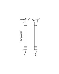 75751 Faro Aplique SCUBA Cromo 36W 3000K