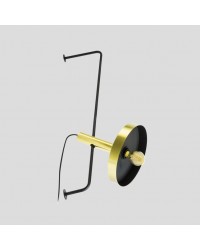 20165-96 lámpara aplique oro y negro modelo Whizz de Faro Barcelona