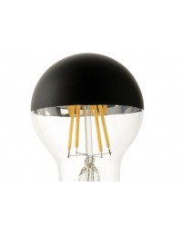17071 Lámpara LED de filamento decorativa, cúpula negra, E27 4W 2700K 400Lm de Faro Barcelona