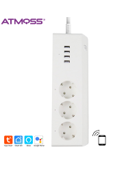 ACLED-110 ATMOSS Regleta Enchufes Inteligentes Wifi 10A C/USB