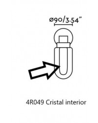 4R049 Recambio cristal interior modelo Brume Faro Barcelona