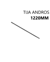 34014 Tija negra mate largo 1220mm para modelo de ventilador andros Faro Barcelona