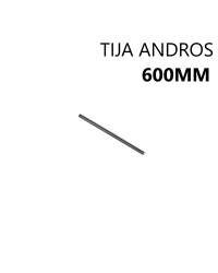 34012 Tija negra mate largo 600mm para modelo de ventilador andros de Faro Barcelona