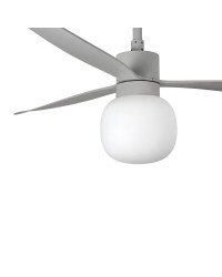 33762-27 Ventilador de techo con luz dimable gris DC modelo Amelia Ball de Faro Barcelona
