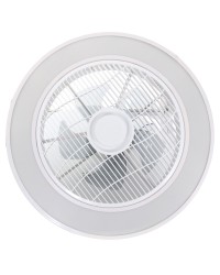 LM8088 Ventilador de techo compacto con luz led blanco de Ledme