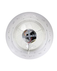 LM8088 Ventilador de techo compacto con luz led blanco de Ledme