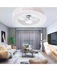 LM8088 Ventilador de techo compacto con luz led blanco de Ledme