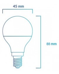 BLED-100 ATMOSS Lámpara Esférica LED Regulable E14 6W 4200K 540LM
