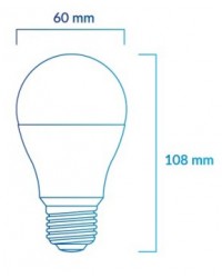 BLED-235 ATMOSS Lámpara LED A60 Regulable E27 9W 3200K 810LM