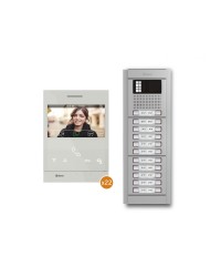 N5222/ART 4 XLITE Golmar Kit Videoportero de 22 Viviendas 2 Hilos