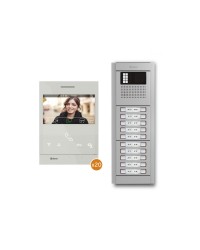 N5221/ART 4 XLITE Golmar Kit Videoportero de 20 Viviendas 2 Hilos