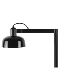 20336-120 Lámpara de pie cuerpo negro y pantalla negra modelo Tatawin de Faro Barcelona