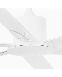 33461A Ventilador de techo sin luz extragrande blanco DC modelo Andros de Faro Barcelona