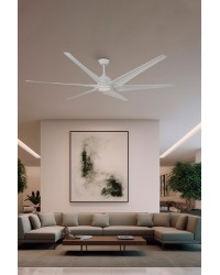 33512A-1 Ventilador de techo con luz DC Blanco modelo Cies de Faro Barcelona