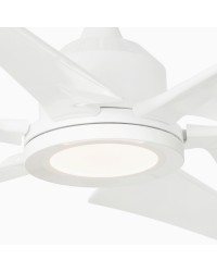 33512A-1 Ventilador de techo con luz DC Blanco modelo Cies de Faro Barcelona