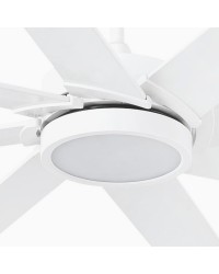 33553A Ventilador de techo con luz extra grande blanco DC Century de Faro Barcelona