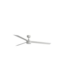 342921S Ventilador de techo con luz LED CTT blanco extra grande, DC, modelo Cruiser de Faro Barcelona