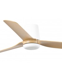 33829 Ventilador de techo sin luz blanco y arce DC modelo Punt de Faro