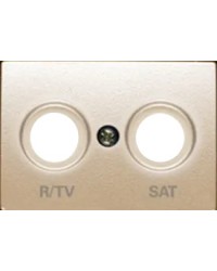 21320-DP Tapa Toma R/Tv-Sat Dorado Perlado Bjc Coral