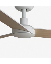 34295 Ventilador de techo sin luz blanco DC modelo Rudder S de Faro