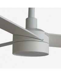 34297-1TW ventilador de techo con luz LED CCT blanco 3 palas reversibles DC, modelo Rudder L de Faro