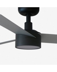 34285-1TW Ventilador de techo con luz LED CCT negro y 3 palas aluminio DC modelo Cruiser S de Faro