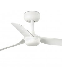 33820 Ventilador de techo sin luz blanco DC, 3 palas, Ø900mm, modelo mini punt de Faro