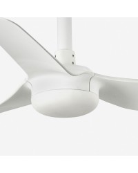 33820 Ventilador de techo sin luz blanco DC, 3 palas, Ø900mm, modelo mini punt de Faro