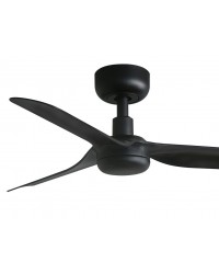 33822 Ventilador de techo sin luz negro DC, 3 palas, Ø900mm, modelo mini punt de Faro