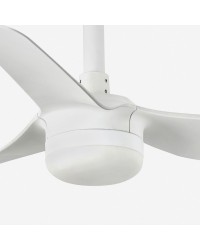 33820-1TW Ventilador de techo con luz blanco DC, 3 palas, Ø900mm, modelo mini punt de Faro