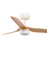 33821-1TW Ventilador de techo con luz blanco DC, 3 palas arce, Ø900mm, modelo mini punt de Faro