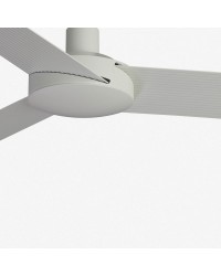 34292 Ventilador de techo sin luz blanco extra grande, Ø1600mm, DC, modelo Cruiser de Faro Barcelona