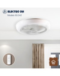 93.042 Ventilador de techo con luz LED CCT blanco, Ø450mm de Electro DH