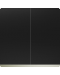 Siemens Delta Miro 5TG62701CB00 Tecla Doble Cromada Negro Mate