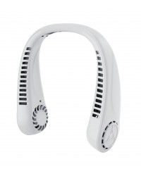 93.044 ventilador portátil de cuello recargable blanco con carga USB de Electro DH