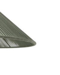 71569-12 Lámpara pie de salón 2 metros de exterior gris y pantalla C100 de PP verde pistacho modelo Saigon out de Faro