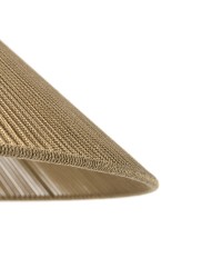 71569-14 Lámpara pie de salón 2 metros para la iluminación exterior gris y pantalla C100 de PP ocre modelo Saigon out de Faro