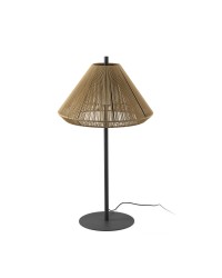71575-13 Lámpara de pie de exterior cuerpo gris y pantalla C70 ocre modelo Saigon out 1200 de Faro