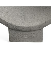 75563 Baliza de cemento gris de exterior Led 6W 2700K modelo Gaia de Faro Barcelona